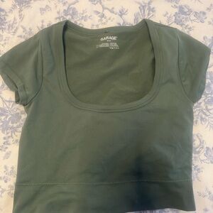 Garage Women's Olive Crop Top